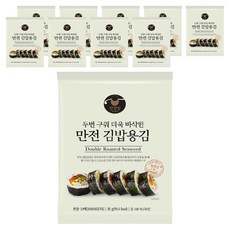 만전김 두번구워 더욱 바삭한 만전 김밥용김 10매, 25g, 10개