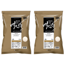 쌀집총각 2025년산 햅쌀 백진주, 상등급, 4kg, 2개