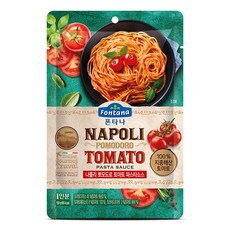 폰타나 나폴리 뽀모도로 토마토 파스타소스 파우치, 150g, 1개