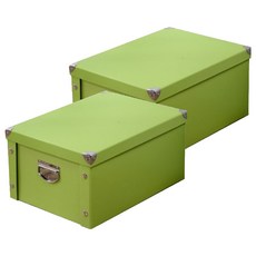 Star 多樣鮮豔色彩紙質收納箱 35 x 25 x 17.5 cm, Type 03, 2個