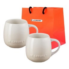 르크루제 U머그 소 320ml 2p 세트 + 쇼핑백 S, 넛메그, 1세트 넛메그, 1세트