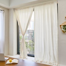 BAZAAR 摩洛哥棉質窗簾, Cream Ivory