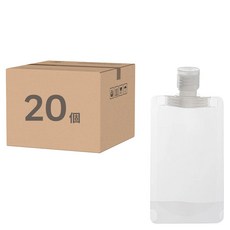 葉子小舖 旅行分裝袋 100ml - 旅行收納 化妝品分裝 輕巧便攜, 單色, 20個