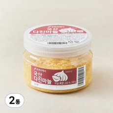 국내산 다진마늘, 400g, 2통