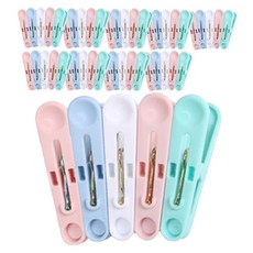 DearMomo 曬衣繩用堅固迷你曬衣夾, 50個, 隨機出貨