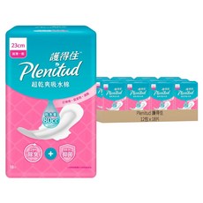 Plenitud 護得住 超乾爽吸水棉漏尿墊 防漏尿用, 23cm, 18片, 12包