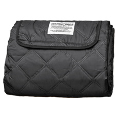 ADAMOUTDOOR 經典隨身野餐墊 210D牛津布 + PEVA 防水層, 黑色