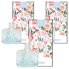 유멜 프리저브드 디퓨저 + 화이트 섬유스틱 3p, 아쿠아시크릿, 200ml, 3세트