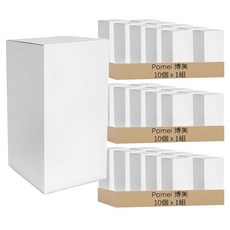 Pomei 博美 白卡無印紙盒 NO.36, 白色, 30個