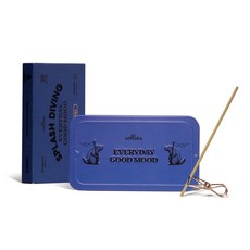 韓國 collins 線香 Splash Diving 70入 + 香座 2入 組, 水漾