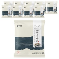 정담김 구운 김밥김 10p, 22g, 10개