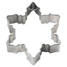 Cakeland 日本 不銹鋼餅乾模 18-8不銹鋼 堅固耐用, 1個, 雪花