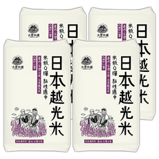 大倉米鋪 日本越光米 米飯Q彈 黏性適中, 1.5kg, 4包, CNS1等