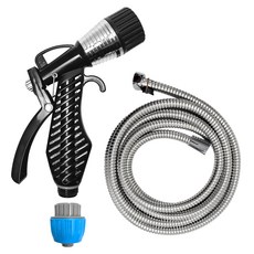 World Clean 多用途2in1噴槍 + 不鏽鋼水管3m套組, 1套, 混合色