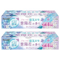 Hakugen Earth 白元 除濕盒 紫陽花香 3個, 1350ml, 2組