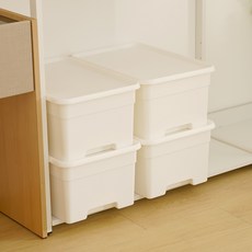 lifist Dear Pantry 收納整理盒, 白色, 4個