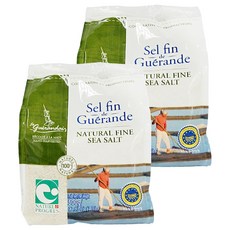 Le guerandais 給宏得 土板天日鹽 細鹽 袋裝, 2個, 500g