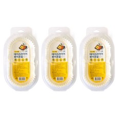 명진 에어프라이어 종이호일, 16.5cm, 40개입, 3개