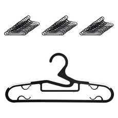 LIVING HAPPY 防滑衣架, 白色, 60個