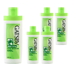 GATSBy 刮鬍前凝膠, 140ml, 5個