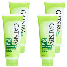 GATSBy 保濕型刮鬍凝膠, 205g, 4個