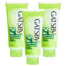 GATSBy 保濕型刮鬍凝膠, 205g, 3個