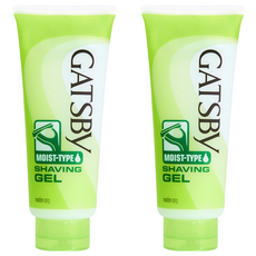 GATSBy 保濕型刮鬍凝膠, 205g, 2個