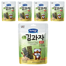 일동후디스 아이얌 김과자, 참깨, 20g, 5개