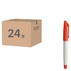 SIMBALION 雄獅 簽字筆 88 1.0mm, 紅色, 24支