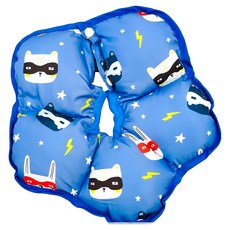 Mon bebe 夢貝貝 太陽花舒適防水頭套 xs 藍, 1個