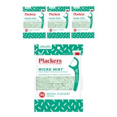 plackers 派樂絲 微涼薄荷牙線, 8cm, 90入, 4個