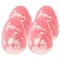 小麥購物 恐龍蛋沐浴球, 顏色隨機, 4顆, 1組