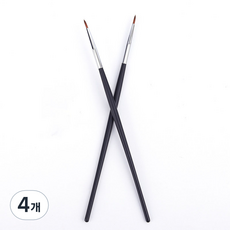 Dalmoa 彩妝眼線刷 AE-26, 混合色, 4個