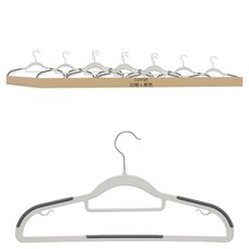 comet 旋轉防滑衣架, 黑色, 10個