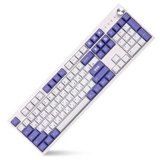 MONSTARGEAR 139鍵 Cherry 韓文 PBT 熱昇華客製化點綴鍵帽, 鍵帽, 紫色, 紫色兔子 V2