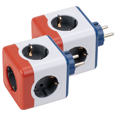 chunha PowerCube V2 原版5孔延長線, 7.7cm, 版本, 2個