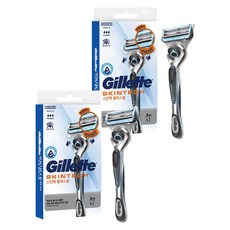 Gillette 吉列 吉列正品紳適手動刮鬍刀握把 + 備用刀片2入, 2套