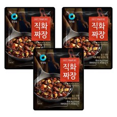 청정원 직화짜장 분말, 80g, 3개