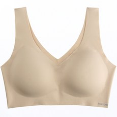 팬톤 여성용 컴포트 프리컷 밀착 퓨징 노와이어 브라