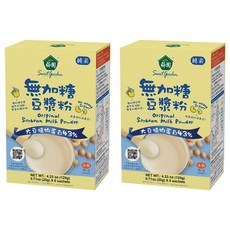 薌園 無加糖豆漿粉, 120g, 2盒