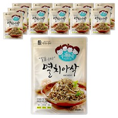 맛있는풍경 칼슘이 풍부한 멸치아삭, 20g, 12개