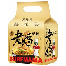 老媽拌麵 蔥油開洋 134.8g, 4包