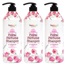 탐사 플로랄 퍼퓸 샴푸, 605ml, 3개