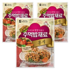 맛있는풍경 주먹밥재료 홍게 3p, 3개, 24g