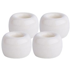 RIVER-GREEN 素色陶瓷牙刷架, 白色, 2套