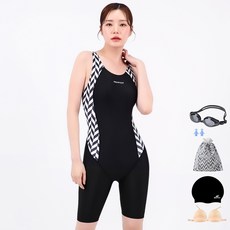 AQUATICA 女款5分及膝連身泳褲組 AQA49247 5入