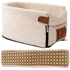 로커스 소형견 카시트, 돗자리 베이지, 1개