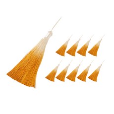 Indikay 水墨畫流蘇 大, 10個, 梔子色