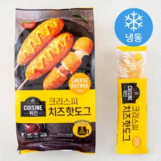 동원에프앤비 퀴진 치즈 크리스피 핫도그 (냉동), 80g, 5개입, 1개