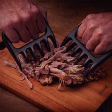 TRAMONTINA 黑色版 燒烤露營用刀 刀具 碎肉器 Poly 爪 22847, 2個, 單一顏色